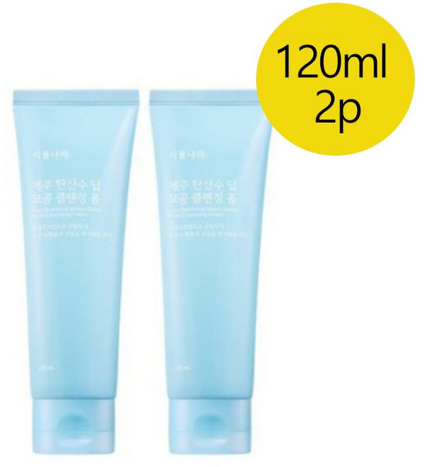식물나라 제주탄산수 딥 클렌징폼300ml, 240ml, 1개