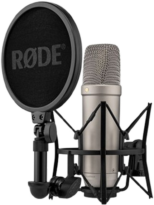 RODE NT1 5Gen USB XLR 兩用 電容麥克風 (黑/銀) 實況 podcast, 1個, RODE NT1 5Gen USB XLR 兩用 電容 麥克風 (黑)