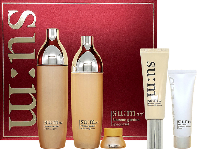 숨37도 블라썸가든 기초화장품 2종 세트, 1세트