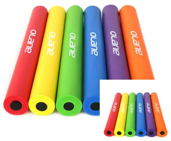 릴레이 바톤 6개 유소년 성인용 계주바통 체육대회