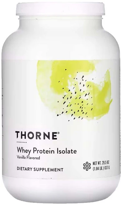 Thorne 분리유청단백질 바닐라맛 837g(1.84lb), 1개 - 쿠팡