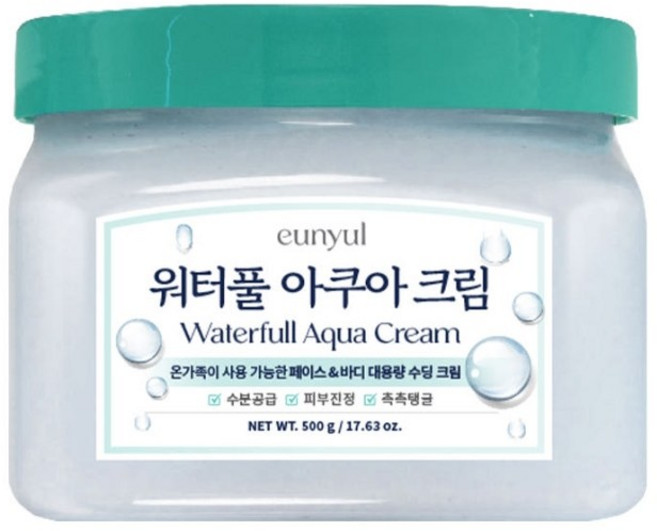 은율 히알루론산 워터풀 아쿠아크림 수분, 4개, 500g