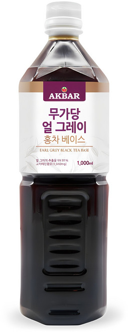 아크바 무가당 얼그레이 홍차 베이스, 1L, 1개