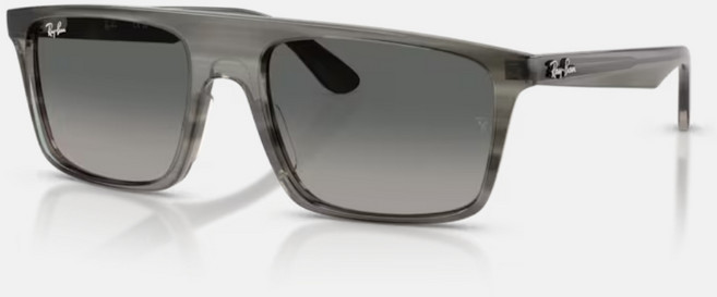 Ray-Ban雷朋 RB2222F 方形膠框漸層太陽眼鏡 經典時尚 有效抗UV 戶外休閒必備