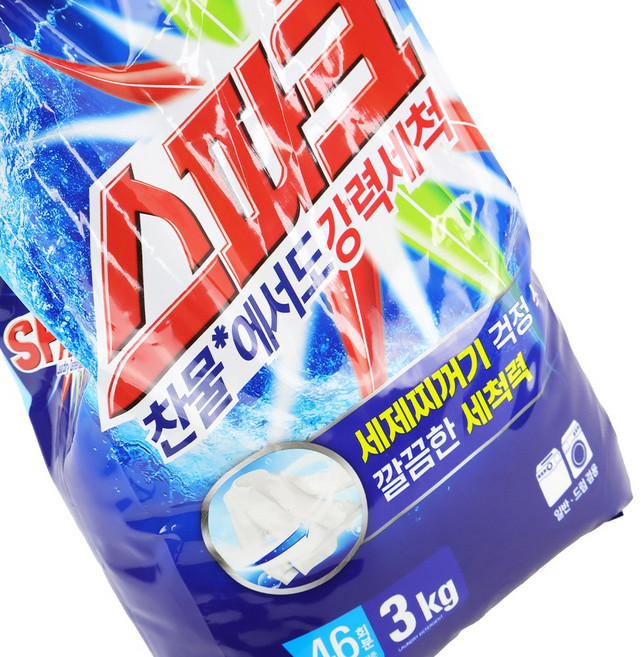 스파크3kg리필 세탁기세제드럼용, 3kg