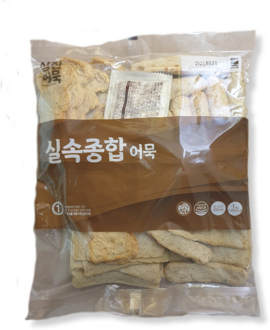 실속종합어묵 1000g 국물스프포함 삼진어묵, 1개, 1kg
