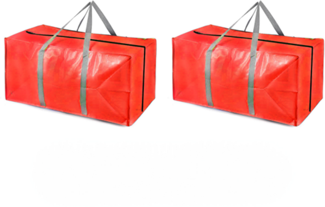 레투스토 캠핑 멀티 더블백, 레드, 1단, 2개