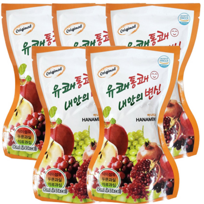 유쾌통쾌 내안의변신 파우치, 90ml, 5개