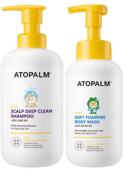 키즈 스칼프 딥 클린 샴푸 460ml+키즈 포밍 바디워시 460ml, 없음, 없음, 상세설명 참조