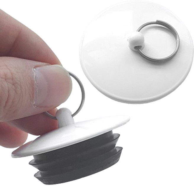 본라이프 국산 욕실 욕조마개 욕조뚜껑 욕조마게 세면대 마개 배수구마개, 화이트, 1개