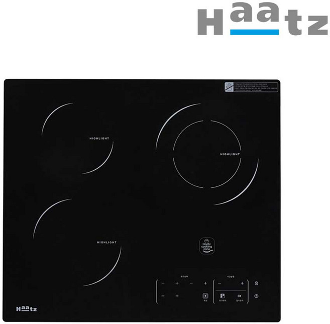 하츠 전기쿡탑 하이라이트 전기레인지 3구, EC-365CTS, 빌트인