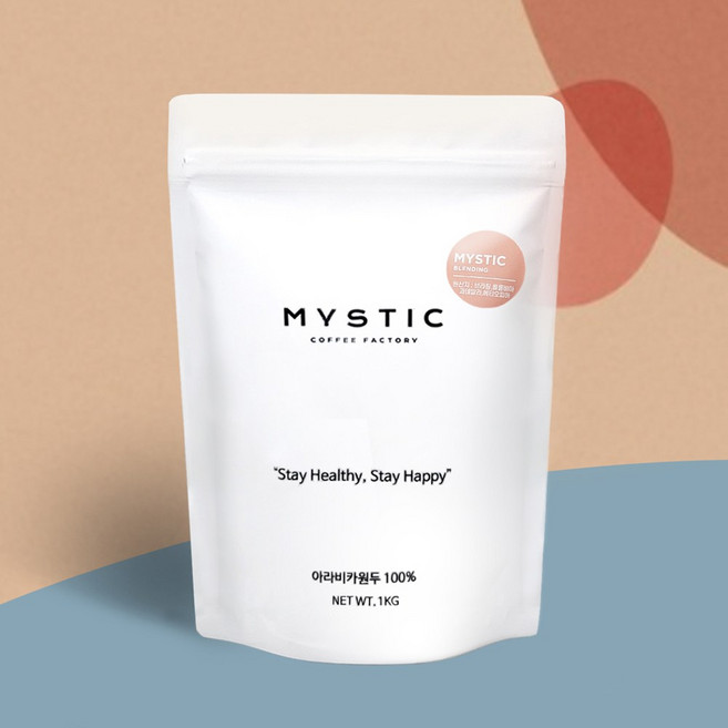 미스틱커피 원두커피 시그니처 블렌딩, 홀빈(분쇄안함), 1kg, 1개