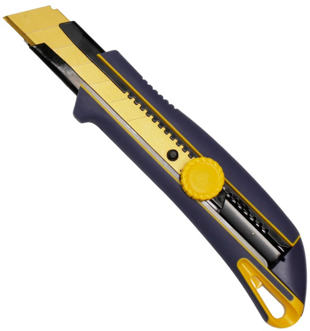 제스트 골드 티타늄 파워풀 유틸 커터칼 Z-GTP27U-12 25MM 산업용 컷터칼