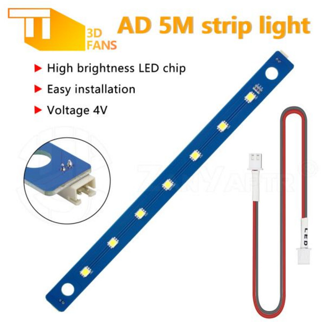 FLASHFORGE 어드벤처용 슈퍼 브라이트 LED 라이트 AD5M 5MPRO 3D 프린, 01 1 pcs