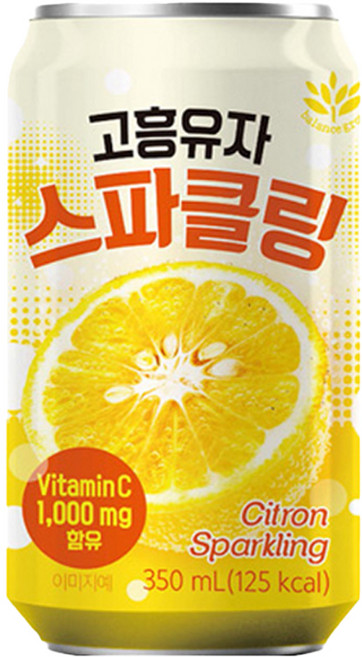 고흥유자 스파클링, 21개, 350ml