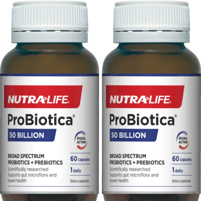 뉴질랜드 [유산균] 뉴트라라이프 프로바이오티카 500억 유산균 60캡슐 x 2병세트 (4개월분), 2개, 60정 - 쿠팡