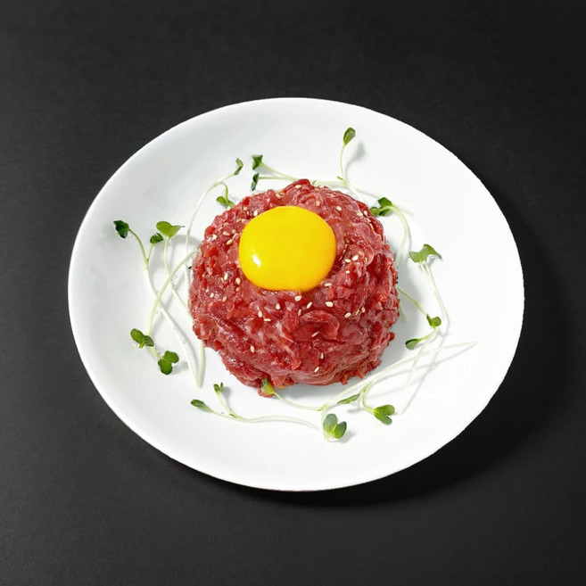 미트럽 1등급 한우 육회 세트 400g (200g 2팩), 1등급 육회 200g 2개＋ 고추장 2개, 없음, 200g