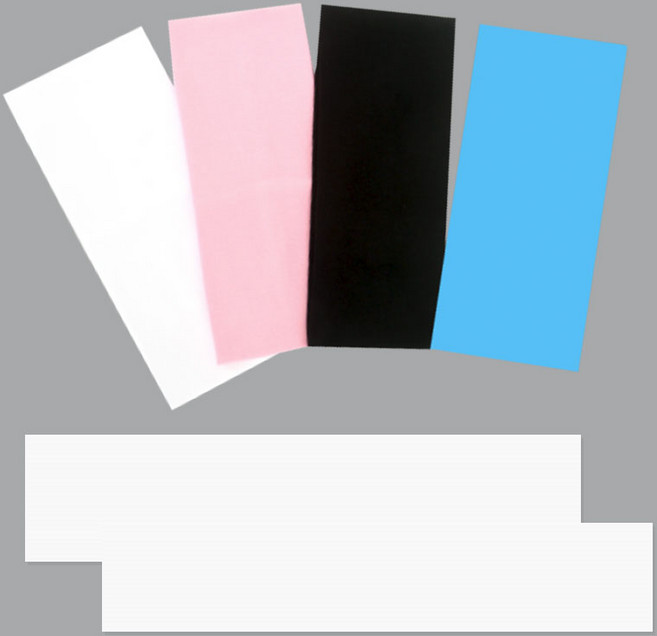 헤어밴드 머리정리 땀흡수 면과 스판2가지 종류, 면-검정(소)