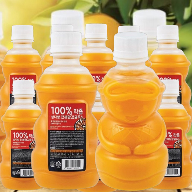 제주 삼다향 착즙 천혜향 감귤주스 320ml (10입), 10개