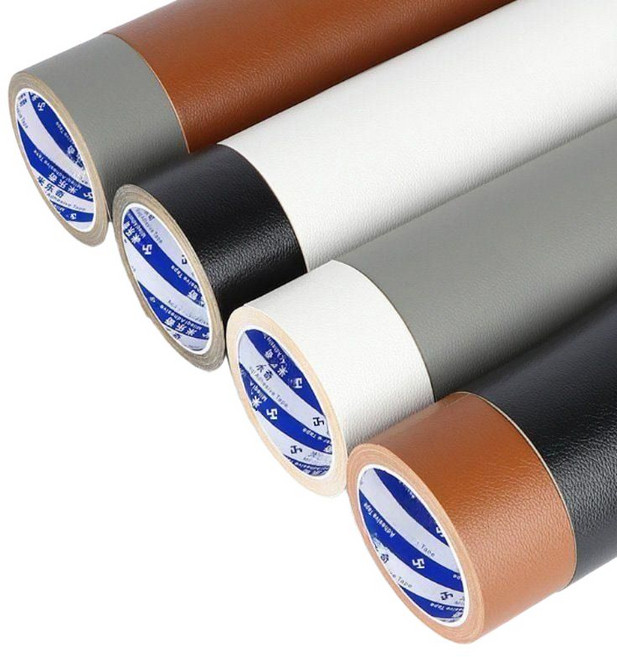 신발 수선 보강 시트지 가죽 테이프 스티커 수리 운동화 구두 차량시트 소파 까짐 가죽시트지, 4. 브라운 5cm x 5m
