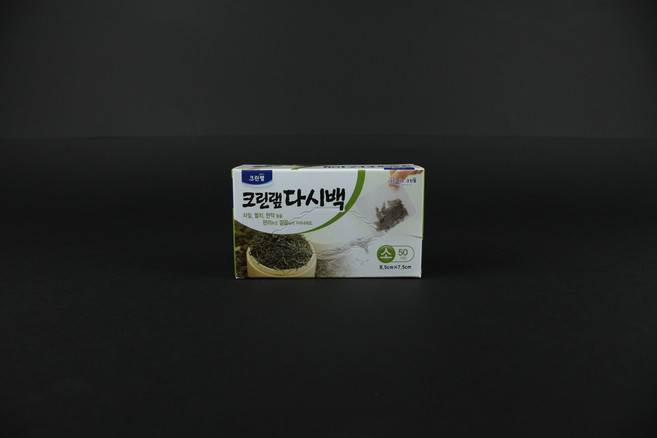 크린랩-크린랲 다시백 소 50매 크린랩.다시백 다시팩 육수우림망, 1개, 50