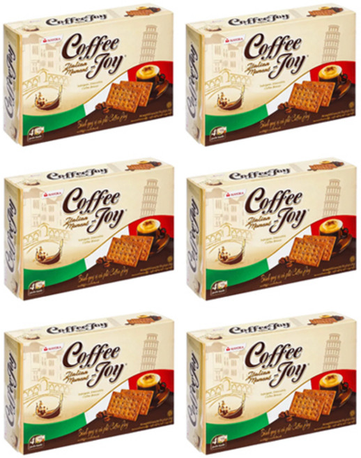 베트남 커피과자 마요라 커피조이 비스켓 156g 6개묶음, 6개