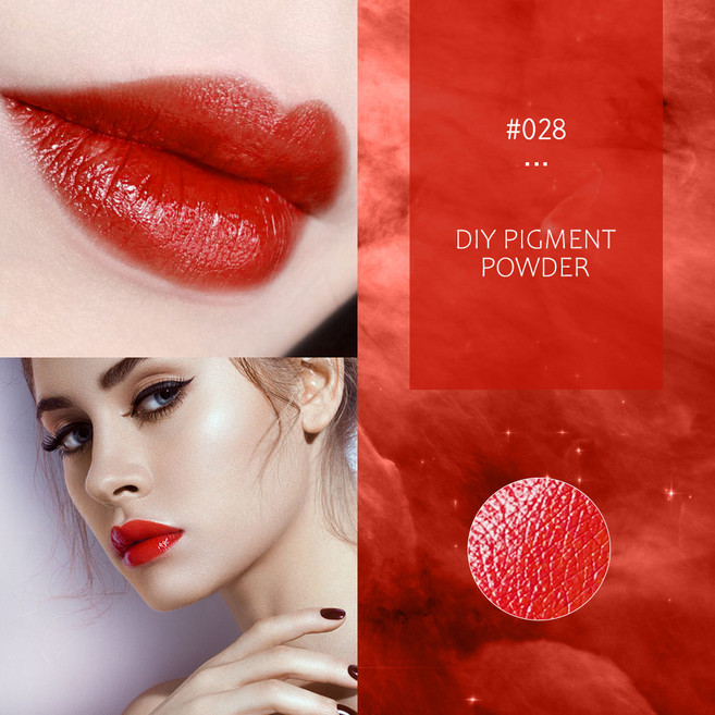 립글로우 23 가지 색상 와인 레드 컬러 DIY 립스틱 안료 파우더 다채로운 오래 지속되는 립글로스 화장품 립글레이즈 메이크업