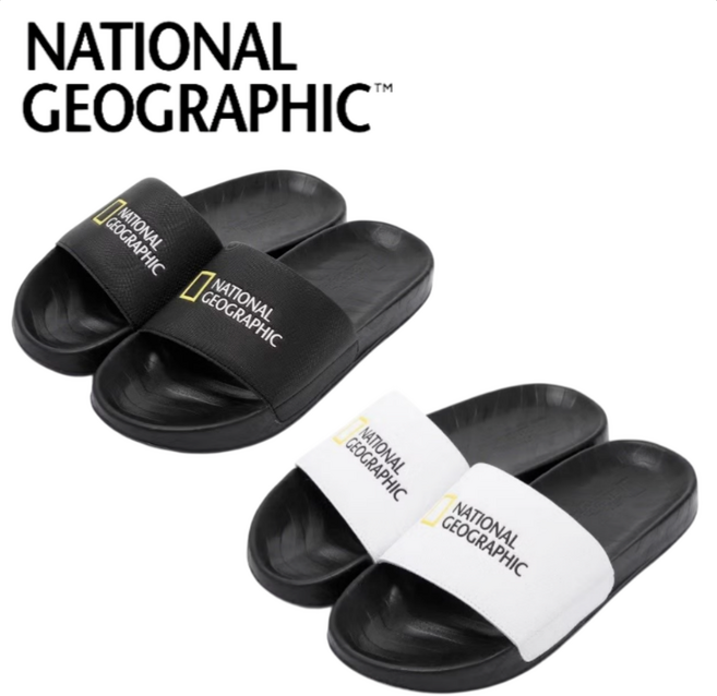 [매장발송]내셔널지오그래픽 남여공용 슬리퍼 신학기 교복에 잘 어울리는 슬라이드 실내화
