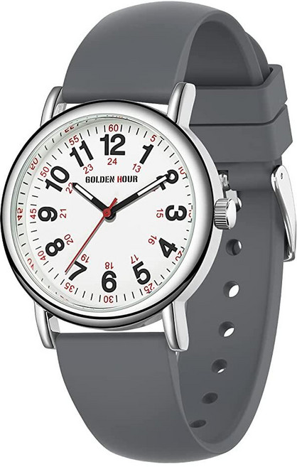 골든 아워 간호사 시계 회색 1개