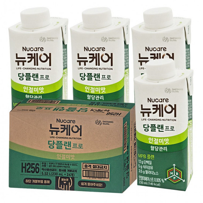 뉴케어 당플랜 프로 인절미맛 230ml 96팩, 1ml