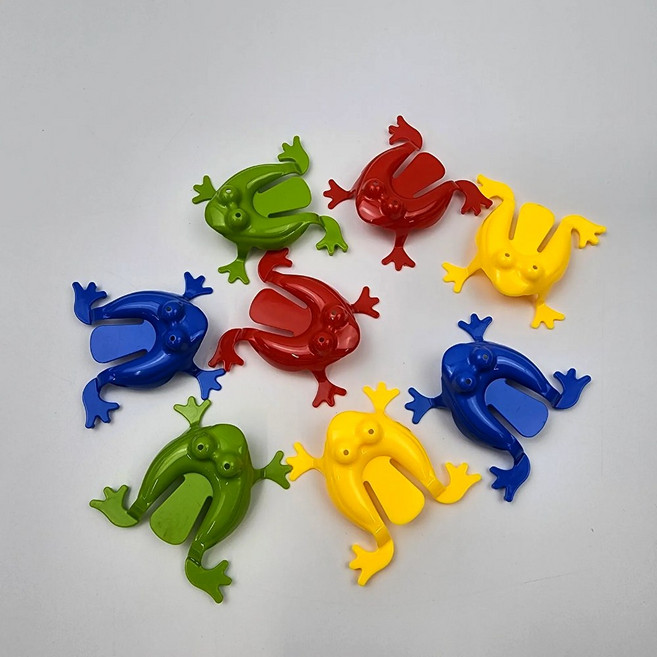 [무료배송/당일배송] 칼라 점프 개구리 게임 [엘리빅마켓], 6개