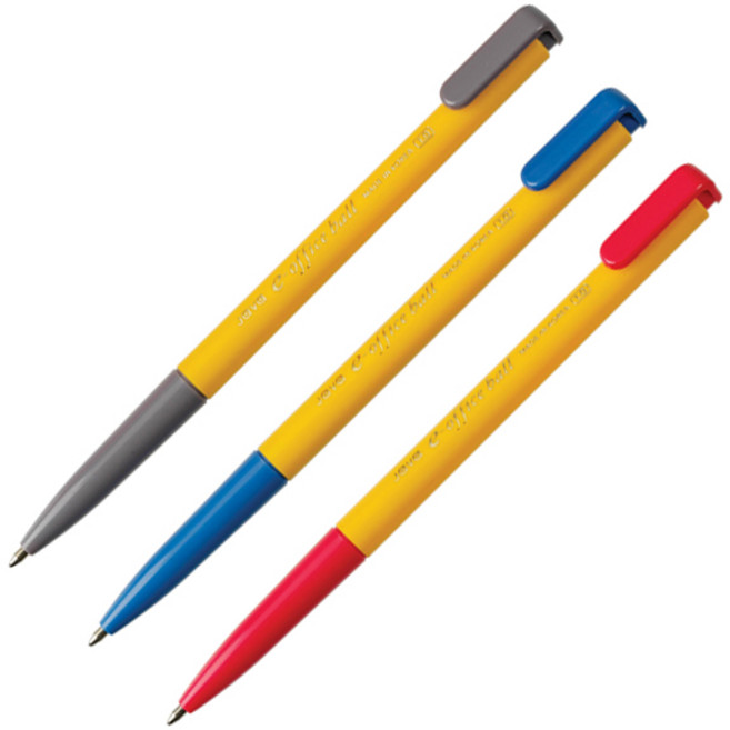 [자바] 오피스볼펜 1.0 (12개 1세트), 검정