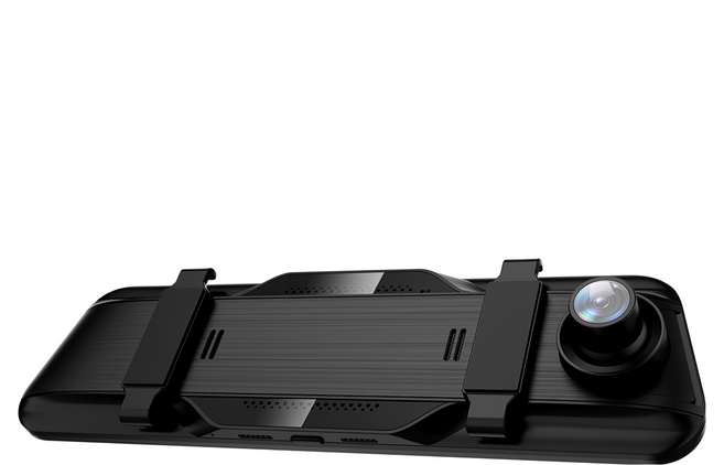 領先者 ES-30 4K 高清流媒體 RBSD盲區偵測 12吋觸控後視鏡行車記錄器 GPS測速提醒, 標配1組+32GB, 2GB