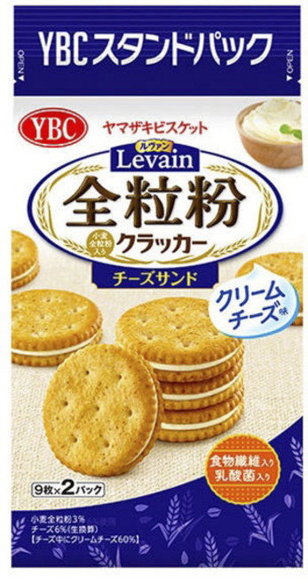 와이비씨 르베인 통밀 크래커 치즈샌드 크림치즈맛 18개입, 1개