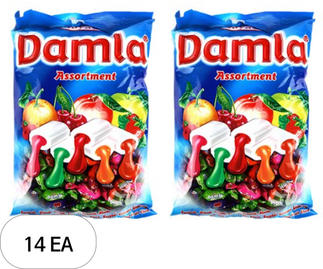 담라 어쏘티드 소프트캔디, 1kg, 14개