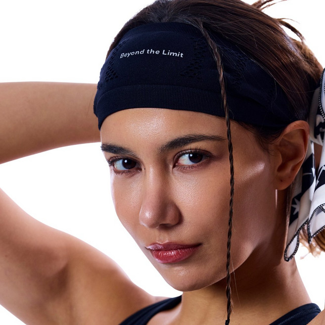 타이탄워크 제로스웻 스포츠 헤어밴드 머리 러닝 쿨 운동 머리띠, 1개, 블랙