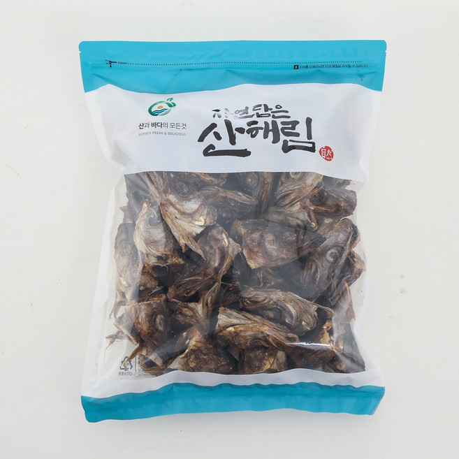 [자연담은 산해림] 국물내기 육수용 북어 북어대가리 말린 북어머리, 1개, 500g