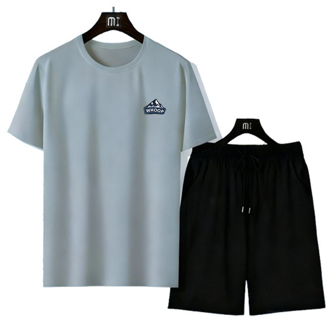 寬鬆運動衫 8XL 排汗衣 吸濕排汗套裝 戶外短袖套裝 情侶運動衣 大碼速乾運動衣服