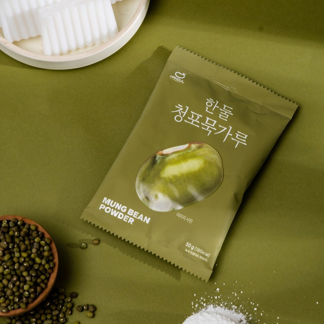 [TV방영]한둘 국산 청포묵가루 50g*4팩, 4개, 50g