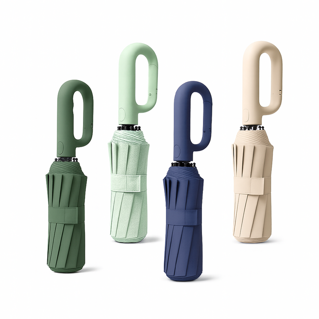 (바닐라멜론) 디자인 등록 제품 카라비너 10k 이중창살 UV차단 양우산