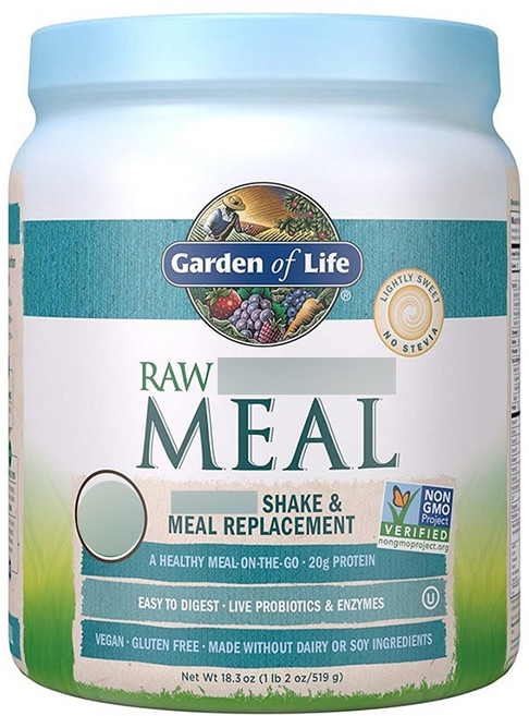 Garden of Life 超級食物植物性蛋白奶昔粉, 454g, 1個