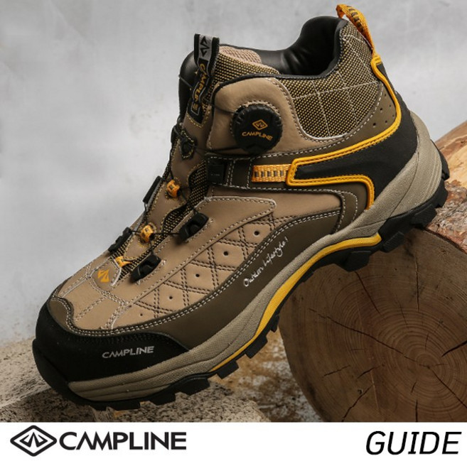 캠프라인안전화 GUIDE 고급소가죽 6인치, 1개