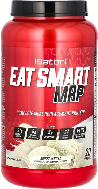 Isatori Eat-Smart MRP Sweet Vanilla 2.6 lbs 1.16 kg, Isatori, Eat-Smart MRP, Sweet, 1개 - 쿠팡