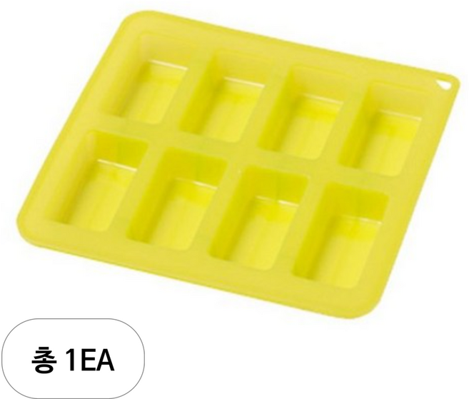 실리만 실리콘 쿠키빵틀 사각마들렌 WSK563, 1개