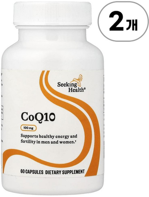시킹 헬스 코큐텐 100mg Seeking Health CoQ10 100 mg 60정, 2개