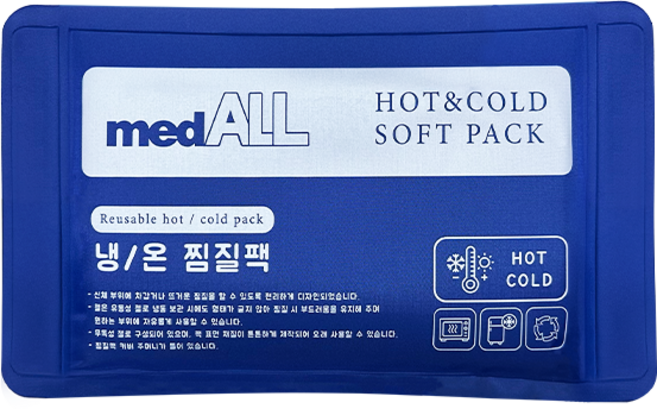 얼지않는 메드올 아이스 찜질팩 주머니포함 L, 1개