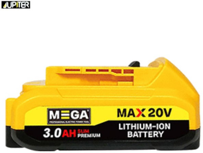 JUPITER 주피터 배터리(아답타충전기사용) DB203 MEGA 20V 3.0Ah(DEWALT공용), 1개, 없음