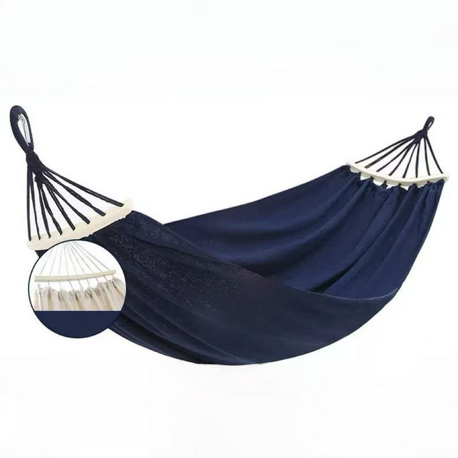 DANGZ 캠핑 해먹야외해먹 휴대용 가정용 접이식 해먹 그네, 네이비