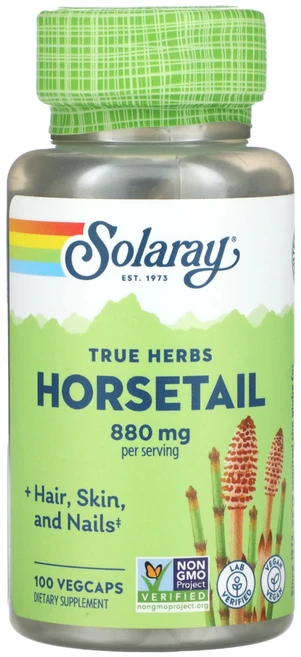 Solaray True Herbs 쇠뜨기 880mg 베지 캡슐 100정(캡슐 1정당 440mg), SolarayTrueHerbs쇠뜨기880mg베지캡슐10, 1개, 100정 - 쿠팡