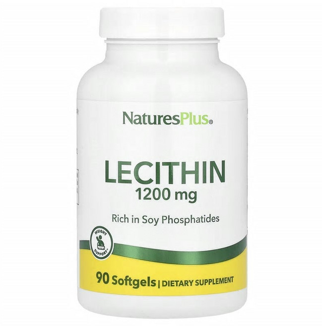 네이처스플러스 레시틴 1200mg Lecithin 대두 콩 소프트젤 90정, 1